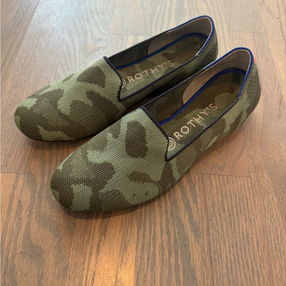Rothy’s The Loafer - Olive Camo